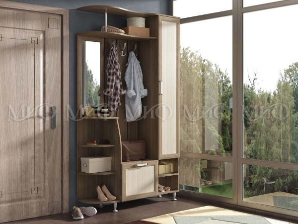 Прихожая Ксения-2/Разные Цвета (1,21х2,05х0,34)