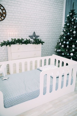 Кровать Сказка Белая/Спальное Место 800 х 1600 мм